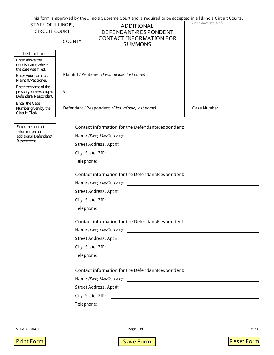 Form SU-AD1504.1 - Fill Out, Sign Online and Download Fillable PDF ...