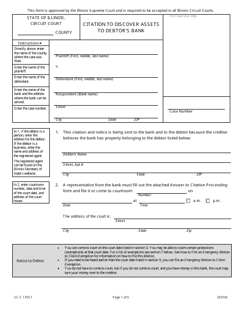 Form SC-C1703.1  Printable Pdf