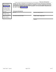 Formulario EWA-C3400.1 Certificacion De Exencion De Presentacion Electronica - Illinois (Spanish), Page 2