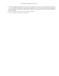 Form CC88 Lapsed Appropriation Form - Illinois, Page 2