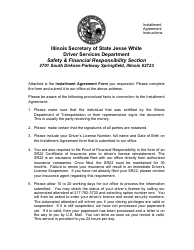 Document preview: Form DSD SR-11.4 Installment Agreement - Illinois