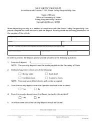 Form DSD SR-81.1 Security Deposit - Illinois, Page 2