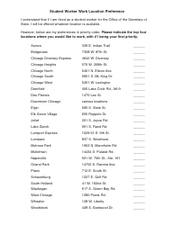 Form Per D136.7 Student Worker (Metro) Employment Application - Illinois, Page 3