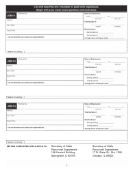 Form Per D126 Student Worker Employment Application - Illinois, Page 2