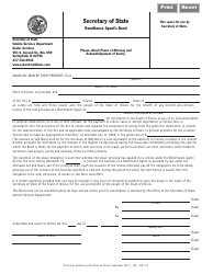 Document preview: Form RA3.12 Remittance Agent's Bond - Illinois