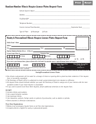 Form VSD684 Illinois Hospice License Plates Request Form - Illinois, Page 2