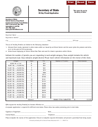 Form VSD777.2 30-day Permit Application - Illinois