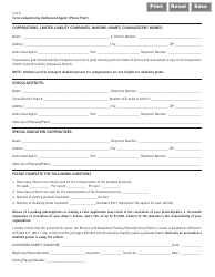 Form VSD816.1 Affirmation for Persons With Disabilities License Plates or Placards - Illinois, Page 2