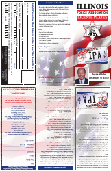 Form VSD778.3 Illinois Police Association License Plates Request Form - Illinois