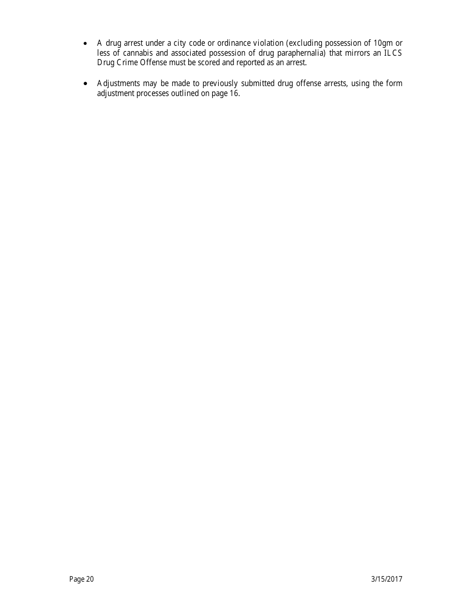 Form ISP2-423C Monthly Index Crime Form - Uniform Crime Reporting Program - Illinois, Page 21