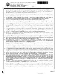 State Form 55367 (DFR0009M) Notice Regarding Rights &amp; Responsibilities for Health Coverage - Indiana, Page 2