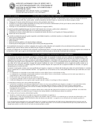 Formulario del Estado 54106 (DFR0009CS) Aviso Relacionado Con Los Derechos Y Las Responsabilidades Del Programa De Asistencia Nutricional Suplementaria Y Asistencia Cash - Indiana (Spanish), Page 4