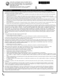 Formulario del Estado 54106 (DFR0009CS) Aviso Relacionado Con Los Derechos Y Las Responsabilidades Del Programa De Asistencia Nutricional Suplementaria Y Asistencia Cash - Indiana (Spanish), Page 5