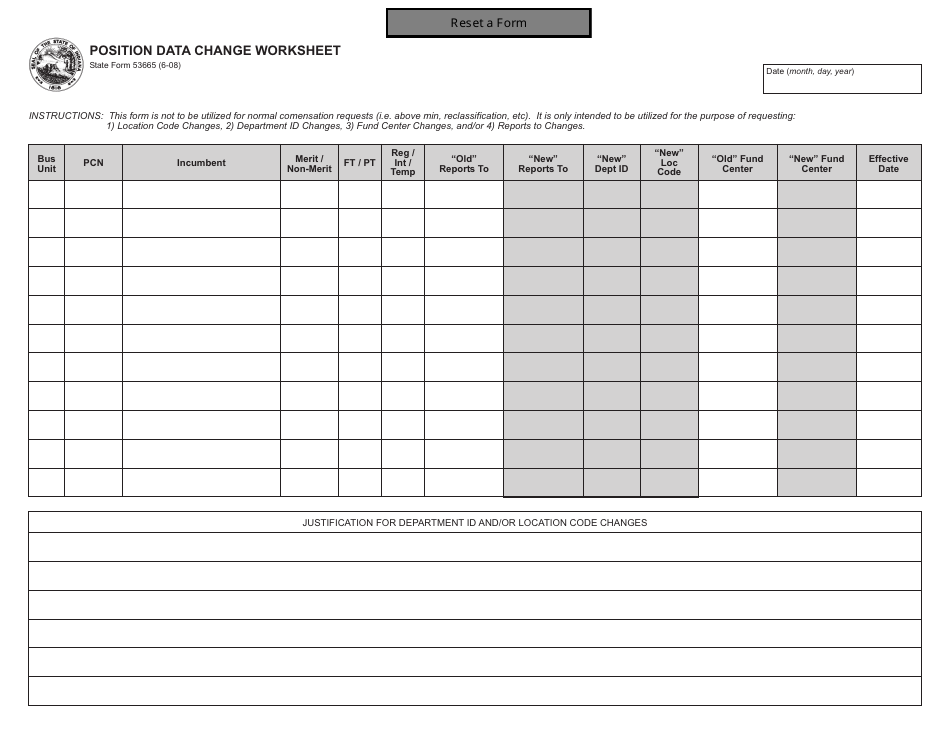 State Form 53665 - Fill Out, Sign Online and Download Fillable PDF ...