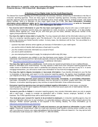 State Form 51334 Applicant Disclosure and Release for Consumer and Investigative Consumer Reports - Indiana, Page 2