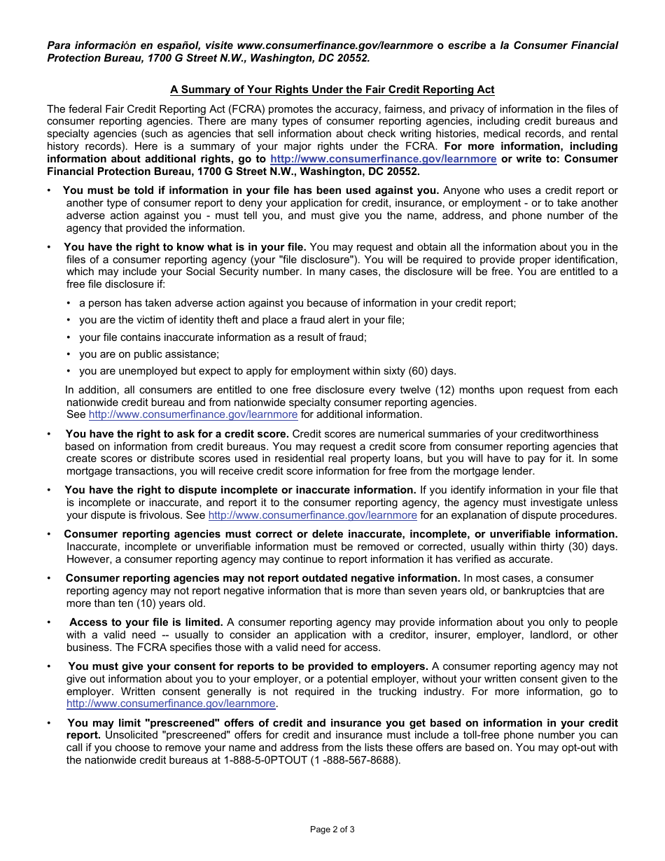 State Form 51334 Applicant Disclosure and Release for Consumer and Investigative Consumer Reports - Indiana, Page 2