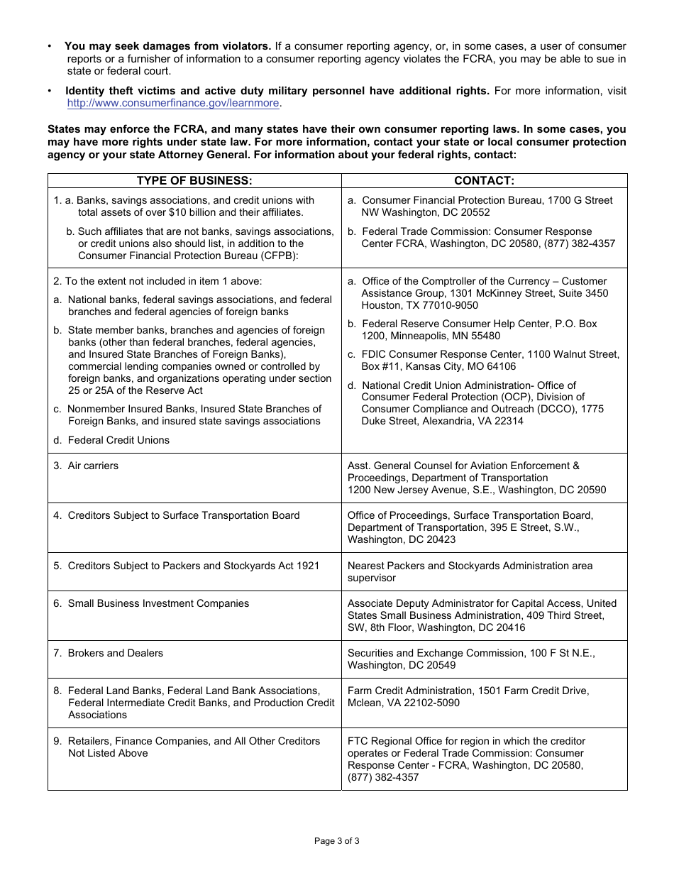 State Form 51334 Applicant Disclosure and Release for Consumer and Investigative Consumer Reports - Indiana, Page 3