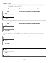 State Form 52403 Employee Work Profile and Performance Appraisal Report - Indiana, Page 2