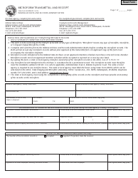 State Form 52408 Microform Transmittal and Receipt - Indiana