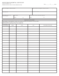 State Form 52408 Microform Transmittal and Receipt - Indiana, Page 2
