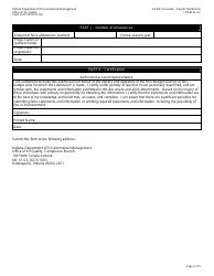 Form EE-02 (State Form 52720) Clean Energy Credit Program - Notification of Actual Results - Indiana, Page 5
