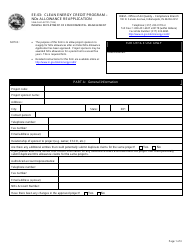 Form EE-03 (State Form 52721) &quot;Clean Energy Credit Program - Nox Allowance Reapplication&quot; - Indiana