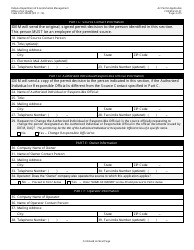State Form 50640 Oaq General Source Data Application Gsd-01: Basic Source Level Information - Indiana, Page 2