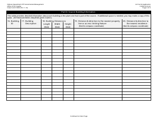 State Form 51605 Oaq General Source Data Application Gsd-02: Plant Layout Diagram - Indiana, Page 2