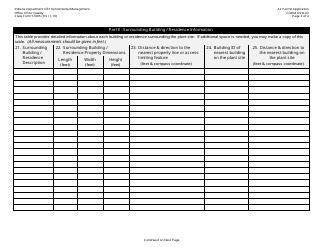 State Form 51605 Oaq General Source Data Application Gsd-02: Plant Layout Diagram - Indiana, Page 3
