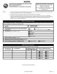 Document preview: State Form 52548 (PI-08) Oaq Process Information Application - Concrete Batchers - Indiana