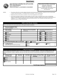 State Form 52552 (PI-12) Oaq Process Information Application - Grain Elevators - Indiana