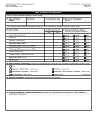 State Form 52556 (PI-15) Oaq Process Information Application - Portland Cement Manufacturing - Indiana, Page 4