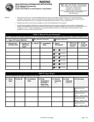 State Form 52559 (PI-18) Oaq Process Information Application - Mineral Processing - Indiana