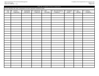 State Form 51863 (CD-03) Oaq Compliance Determination Application - Compliance Plan Requirements Per Emissions Unit - Indiana, Page 2