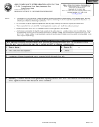 Document preview: State Form 51863 (CD-03) Oaq Compliance Determination Application - Compliance Plan Requirements Per Emissions Unit - Indiana