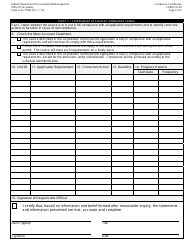 State Form 51864 (CD-04) Oaq Compliance Determination Application - Compliance Schedule and Certification - Indiana, Page 2