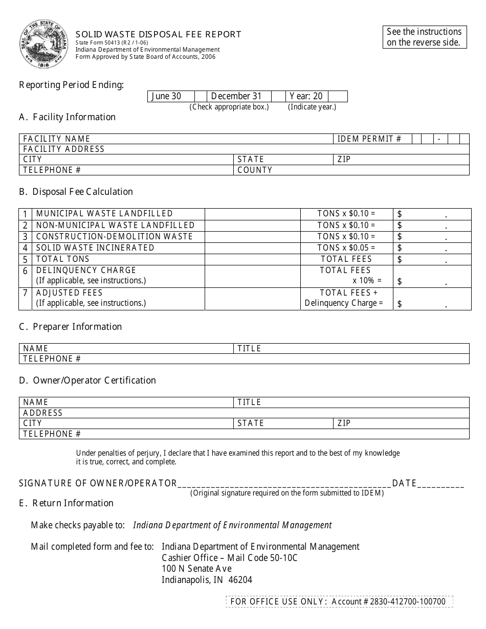 State Form 21 Download Printable PDF or Fill Online Solid Waste With Certificate Of Disposal Template