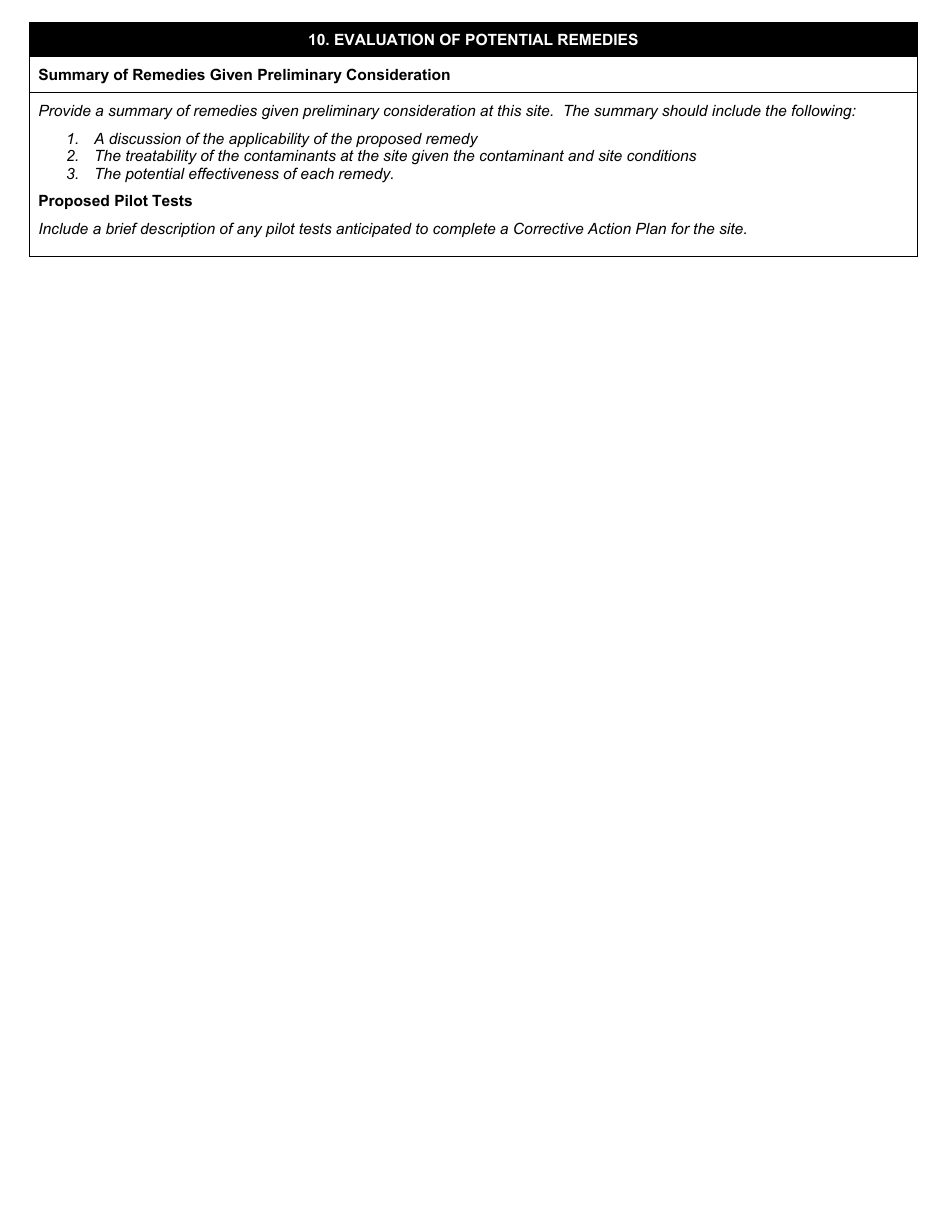 State Form 55439 Initial Site Characterization (Isc) Report Cover Sheet  Report Format - Indiana, Page 7
