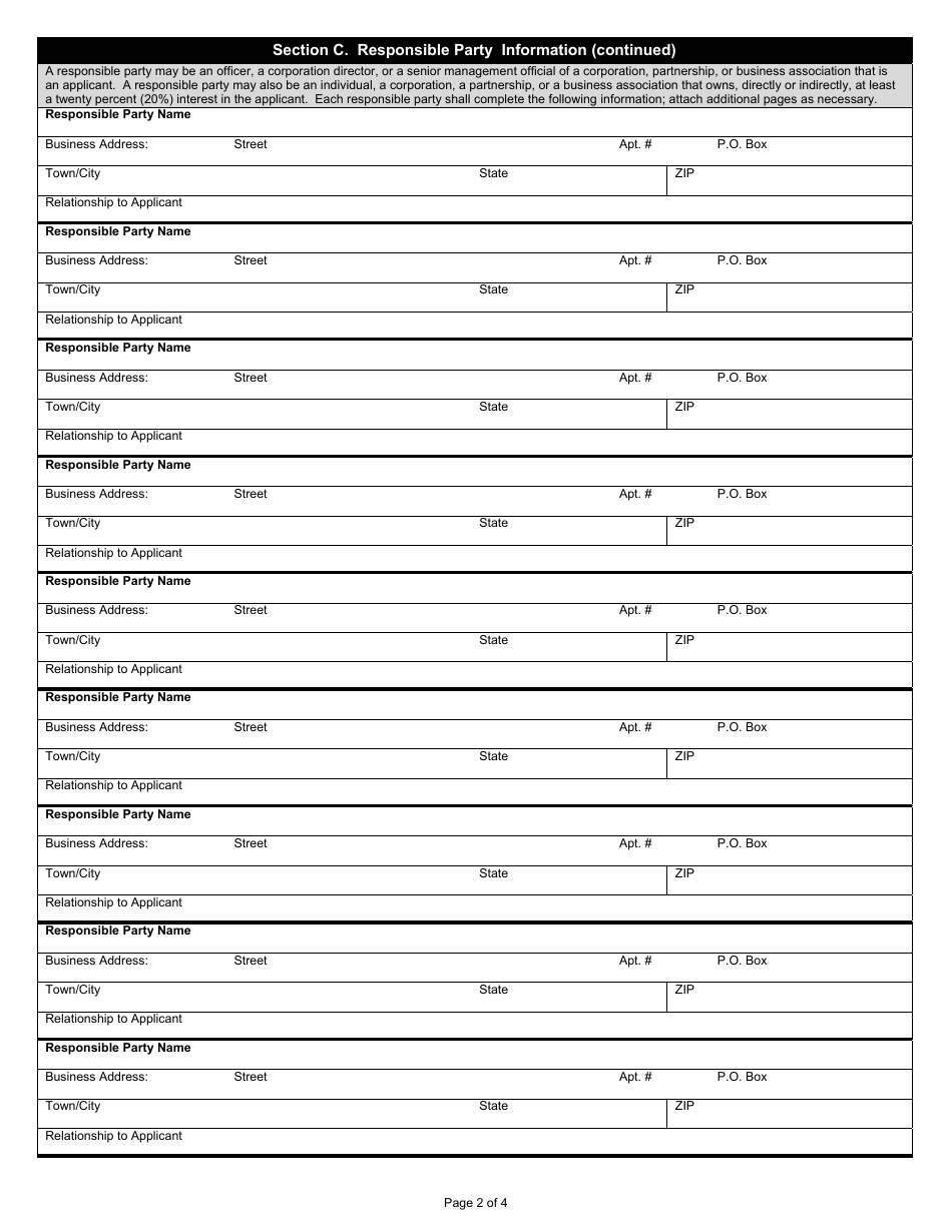State Form 50400 Good Character Disclosure Statement - Indiana, Page 2