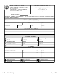 State Form 56548 Initial Registration for Underground Storage Tanks - Indiana