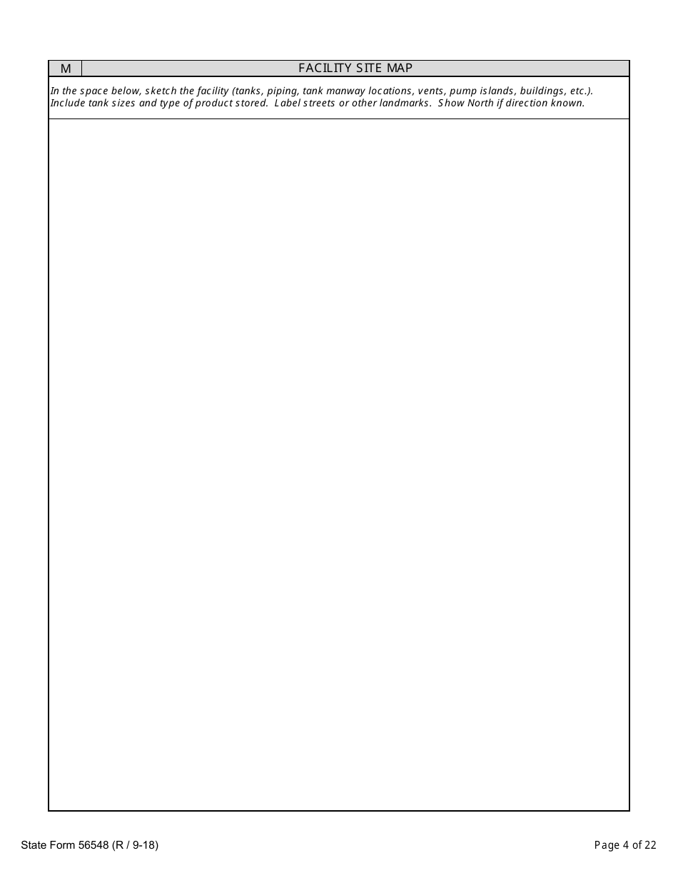 State Form 56548 Initial Registration for Underground Storage Tanks - Indiana, Page 4