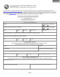 State Form 55075 Self-disclosure and Environmental Audit - Indiana