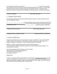 State Form 55656 Electronic Sample Entry (Ese) Subscriber Agreement - Indiana, Page 2
