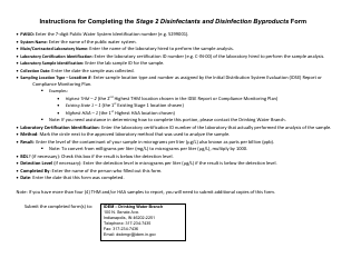 State Form 54923 Stage 2 Disinfectants and Disinfection Byproducts Rule Reporting - Indiana, Page 2