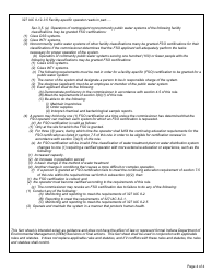 State Form 53210 Facility Specific Operator (Fso) Application for Water Treatment Plant and Water Distribution System Operator Certification - Indiana, Page 4