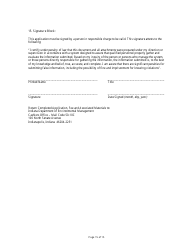 State Form 51952 National Pollutant Discharge Elimination System (Npdes) General Information Form - Indiana, Page 15