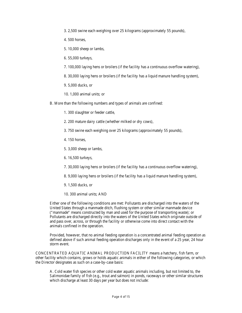 State Form 51952 National Pollutant Discharge Elimination System (Npdes) General Information Form - Indiana, Page 4