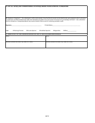 State Form 51138 Application for Approval of Training for Wastewater Operator/Apprentice Continuing Education Credit - Indiana, Page 2