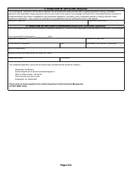 State Form 53785 Application for Wastewater Treatment Plant Apprentice to Request Certification - Indiana, Page 4