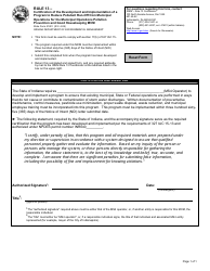 Document preview: State Form 51281 Rule 13 - Certification of the Development and Implementation of a Program to Reduce Pollutant Run-Off From Municipal Operations for the Municipal Operations Pollution Prevention and Good Housekeeping Mcm - Indiana
